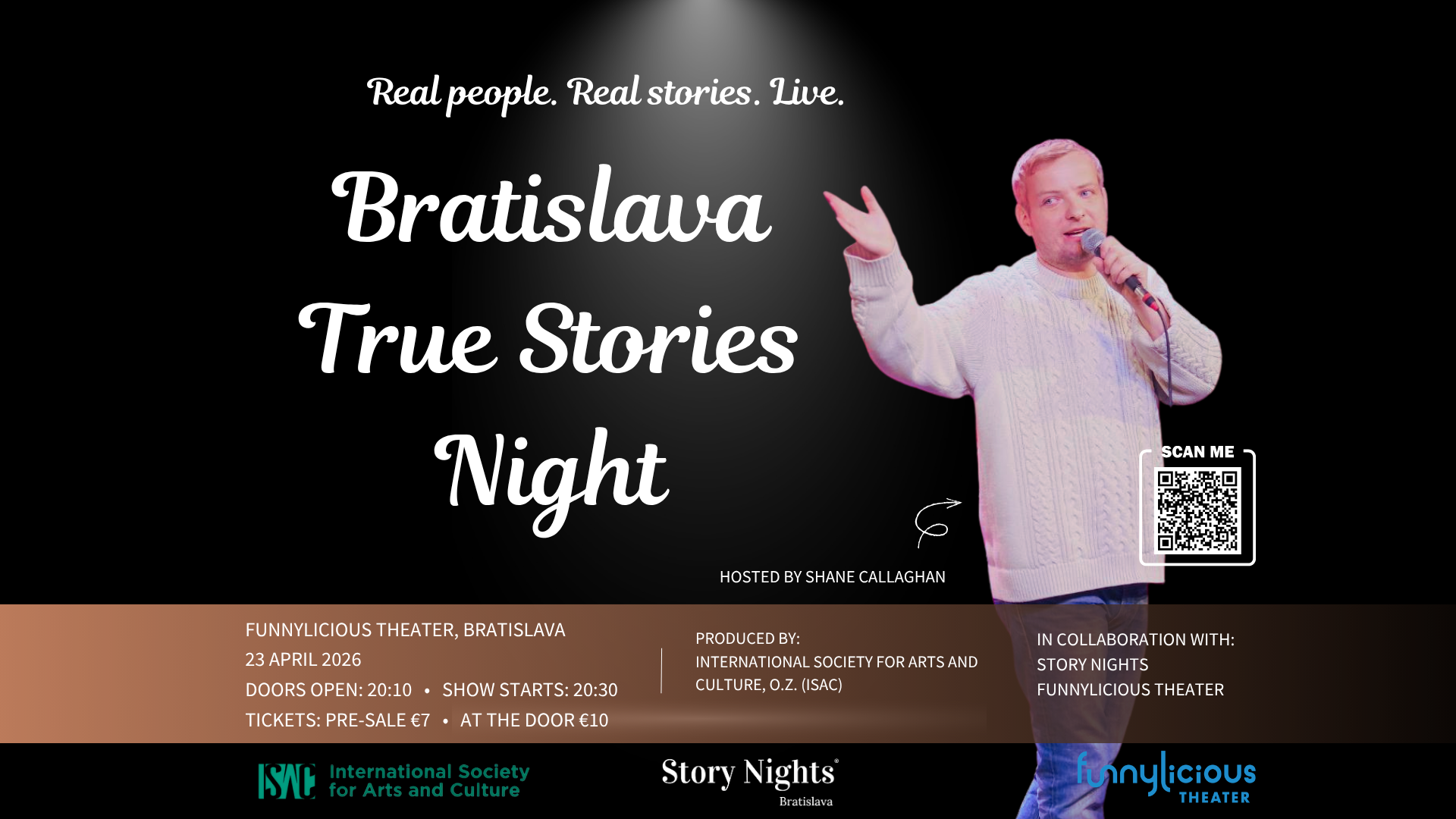 April 23, 2026: Bratislava True Stories Night