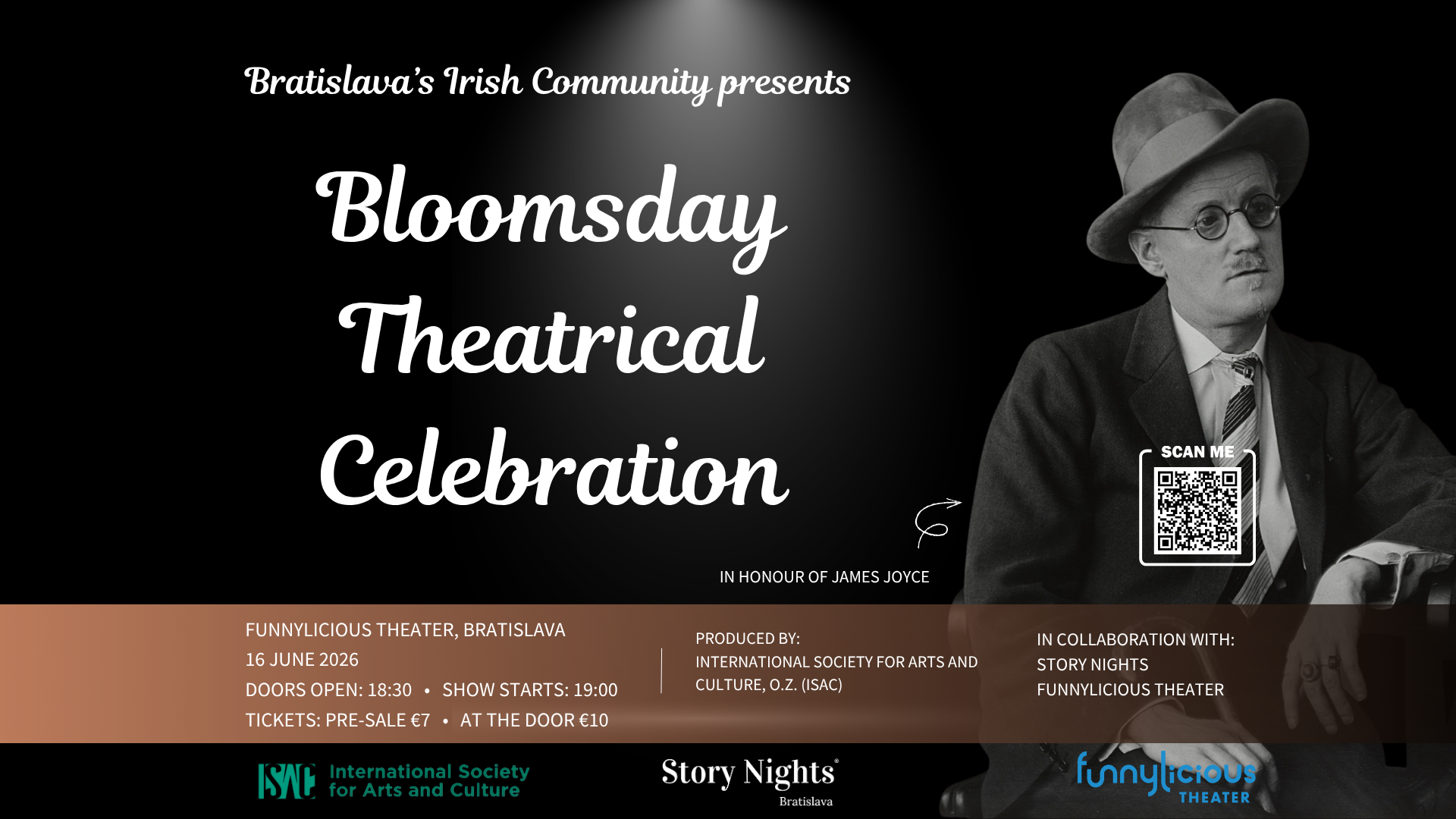 June 16, 2026: Bloomsday Theatrical Celebration